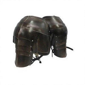 Armadura de Hombro Medieval Milanesa Articulada, Hombreras de Alta Calidad, Estilo Cruzado, Troqueladas, de Acero, Hechas a Mano, SCA, Año Nuevo, Amor - Product Image 2