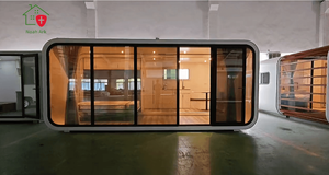 Lujosas casas prefabricadas de contenedores de estructura de acero móvil Prefabricadas Casas de manzana a la venta - Product Image 4