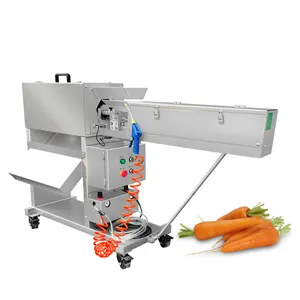 Electric carrot peeling machine / carrot peeling equipment industrial carrot peeling machine loofah peeling machine