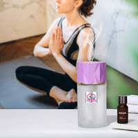 Diffuseur d'huiles essentielles liquides portable pour voiture, humidificateur aromatique USB durable, mini purificateur d'air pour le bureau et les voyages