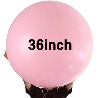 Vente en gros d'usine, ballons ronds géants de 36 pouces, décorations en gros, 35g, ballons en latex métallisé perlé mat de 36 pouces