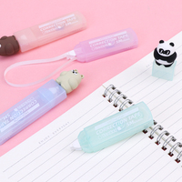 Cinta Correctora Rectangular Recargable de 6M*5mm con Diseño de Oso Panda de Dibujos Animados, Creativa y Personalizable con Logotipo para Estudiantes, Oficina y Escuela