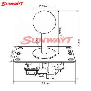 Joystick Arcade Redondo de 8 Direcciones para Juegos de Lucha - Product Image 6