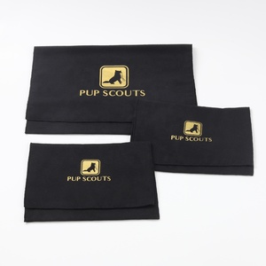 Wholesale Black Cotton Flannel <b>Envelope</b> <b>Gift</b> Bag Jewelry Cosmetic Pouch Super Soft Flannel Flap Dust Bag - Product Image 4