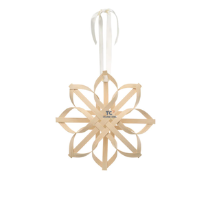 Giáng Sinh Treo Trang Trí Dệt Tre Bông Tuyết Tre Sao Ánh Sáng Mặt Dây Chuyền Tường Trang Trí Giáng Sinh Búp Bê Đồ Trang Trí - Product Image 3