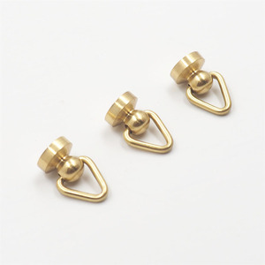 가죽 가방용 황동 클래식 스크류 리벳 버튼 - Product Image 2