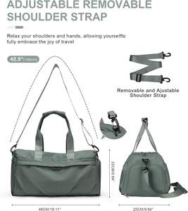<span class=keywords><strong>Sac</strong></span> de voyage de luxe avec bandoulière amovible, grande capacité, imperméable, <span class=keywords><strong>sac</strong></span> de week-end, <span class=keywords><strong>sac</strong></span> de sport pour femmes et hommes - Product Image 1