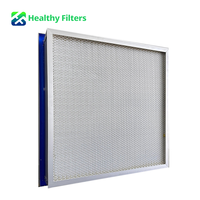 Filter Udara HEPA H13 H14 U15 Kustom Baru 0.3 Mikron 99.99% Efisiensi Tinggi untuk Ruang Bersih Aliran Laminar Peternakan Jamur 1 Tahun