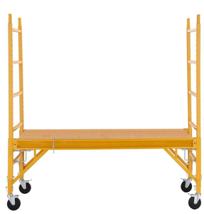 Mini échafaudage mobile moderne en aluminium avec roues verrouillables, capacité de charge de 250 kg, plateforme de travail pour travaux de <span class=keywords><strong>construction</strong></span> - Product Image 3