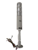 MESD MTL60 60mm Tour de signalisation multi-niveaux avec avertisseur sonore LED bleu/vert, indice de protection IP65, angle de faisceau 360°, pour usage médical, tabac et extérieur
