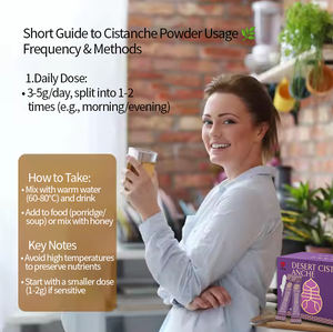 100% pur pour Cistanche Raw hommes supplément à base de plantes boisson mélange pour adultes Sachet boisson mélange suppléments à base de plantes fabricants VS Shila - Product Image 6