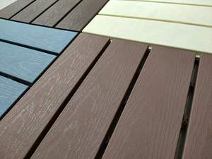 Tuile de terrasse extérieure en PP Tuile de terrasse en plastique grain de bois - Product Image 6