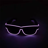 LED-Brillen für Geburtstags- und Silvesterpartys |   Kunststoffmaterial Mehrfarbig & Mehrstilvoll Lange Akkulaufzeit Neuartiges Design