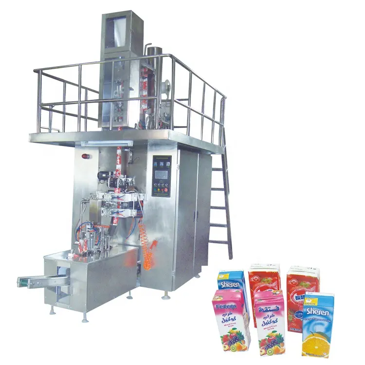 MJ2400 Usine Offres Spéciales Aseptique Jus 200ml Carton Remplissage de Boisson De Boisson Emballage Machine