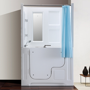 Anziani accessibile porta aperta giapponese casa seduta <span class=keywords><strong>vasca</strong></span> da bagno in acrilico <span class=keywords><strong>con</strong></span> <span class=keywords><strong>doccia</strong></span> generale <span class=keywords><strong>a</strong></span> temperatura costante - Product Image 3