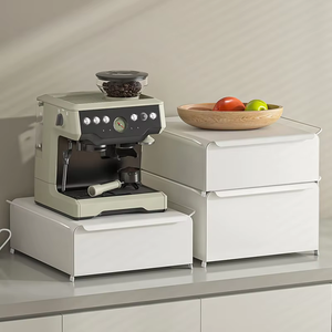 Étagère coulissante empilable en acier au carbone japonais pour <span class=keywords><strong>machine</strong></span> à café, rangement de tasses de salle de bain, équipement de bar à eau, meuble de bar - Product Image 4