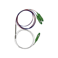Répartiteur de fibre optique FBT 1x2 avec connecteur coupleur conique biconique fusionné SC/APC SC/UPC, rapport de division 50/50 à 1/99