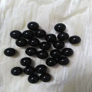 Bola kaca hitam padat, 19mm 20mm 30mm 40mm 50mm