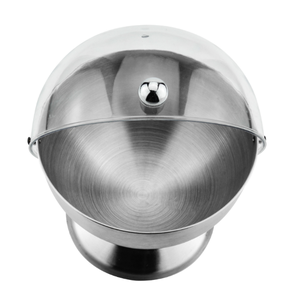 Acero inoxidable 304 almacenamiento de alimentos cremas de azúcar <span class=keywords><strong>ugar</strong></span> Pot Sugar Bowll con tapa visible de PP - Product Image 3