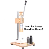 Sertisseuse Manuelle pour Flacons de Parfum en Verre, Machine à Sertir et Presser les Colliers, Équipement de Capsulage pour Vaporisateurs Aérosols