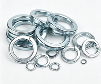 Spring Washer, Carbon Steel / Stainless Steel Split Lock Washer, Assorted Sizes for Bolt Screw Fastener