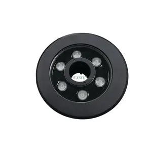 ไฟ LED น้ำพุ12*3W 18*3W 24*3W DMX RDM RGBW สำหรับสระว่ายน้ำสแตนเลสไฟชายหาดหรี่ APP