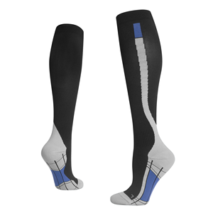 Elite <strong>Running</strong> <strong>Compression</strong> <strong>Socks</strong> 20-30mmHg Knitted Crew Foot Arch Support Sweat Wicking Anti-Fatigue for Marathon Cuff Bottom - Product Image 5