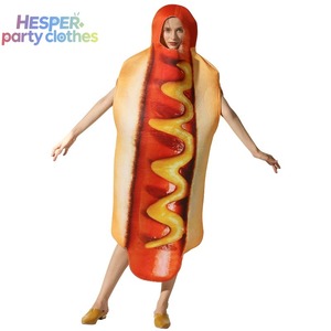 Disfraz de Hot Dog para Fiesta de Halloween de HESPER Factory Spot, Disfraz para Actuación en Escenario para Mujer, Material de Poliéster - Product Image 1