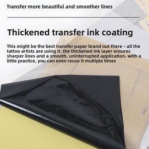 Papel de Transferencia Importado Extra Largo para Impresión a Cuatro Colores, Transferencia de Tatuajes, Dibujo a Mano y Uso en Máquinas de Pintura Corporal - Product Image 3