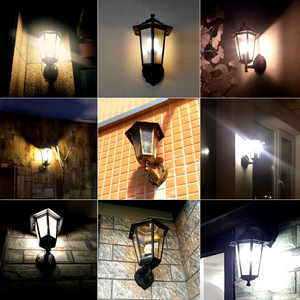 Lámpara de Pared Exterior de Latón con Difusor de Vidrio Templado, Luz LED Blanca Cálida de 3500K, Impermeable, Garantía de 10 Años, Iluminación para Jardín - Product Image 2