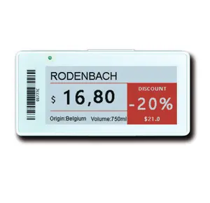 ESL electronic price tags for supermarket 2.9 inch