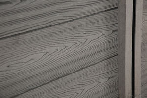 Panneaux de clôture de jardin, clôture à lamelles horizontales avec poteau en acier d'aluminium, panneaux de clôture décoratifs en PVC pour l'extérieur - Product Image 3