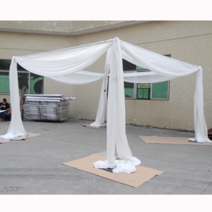 Aluminum customized <b>stand</b> <b>pipe</b> and drape luxury backdrop <b>stand</b> for wedding decor - Product Image 4