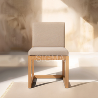 Nouveau design Offre Spéciale hôtel restaurant chaise teck salle à manger meubles balcon jardin cour bois
