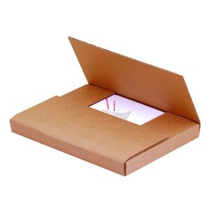 Boîtes d'expédition postales en carton auto-adhésives robustes, ajustables, pour emballage, expédition, DVD, <span class=keywords><strong>CD</strong></span> - Product Image 4