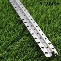Profilé d'angle perforé en acier galvanisé de haute qualité, différentes tailles, pour accessoires de construction de cloisons sèches et de plâtrage