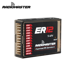 Receptor Radiomaster ER12 2.4GHz ELRS PWM de 12 Canales, Módulo de Radio para Drones FPV, Aviones de Ala Fija y Barcos a Radiocontrol - Product Image 2