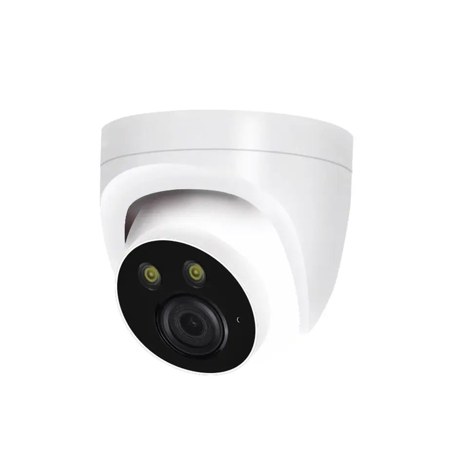 Telecamera di rete ip dome interna con registrazione nvr per visione notturna ir ip camara poe da 4mp con audio