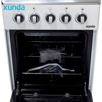 Cuisinière à gaz 4 brûleurs Xunda, fournisseur d'or en Chine, avec four à pizza, prix compétitif, cuisinière à gaz encastrable ou autoportante