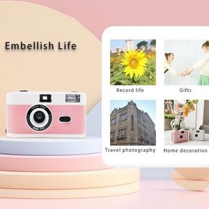 Wholesale 35MM Film Camera Birthday Gift Custom Retro Camera Film 35MM Camera <b>Flash</b> Reusable - Product Image 2