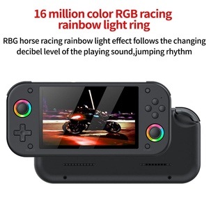เครื่องเล่นเกมพกพา M26 พร้อมเกมมากกว่า 20000 เกม รองรับ 4K HDR 3D PSP N64 PS1 ไฟ RGB 30+ อีมูเลเตอร์ เครื่องเล่นวิดีโอเกมย้อนยุคแบบพกพา สีดำเทา - Product Image 6