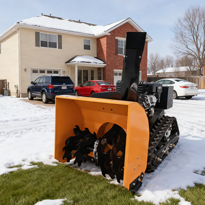 Hot Bán Xăng Xăng Diesel Tuyết Thrower Với Điện Bắt Đầu Bánh Mang Linh Kiện Cho Đường Bộ Và Xây Dựng - Product Image 1