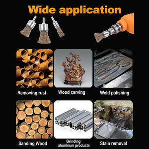 <span class=keywords><strong>Spazzole</strong></span> Metalliche <span class=keywords><strong>per</strong></span> Trapano con Gambo <span class=keywords><strong>per</strong></span> Rimozione Ruggine, Corrosione e Vernice da Garage e Piccoli Spazi - Product Image 6