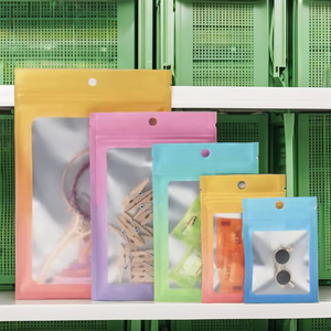 ถุงมายลาร์แบบตั้งได้พร้อมซิปล็อค พิมพ์ลายคุกกี้  ผิวพลาสติก PE แบบกราเวียร์ - Product Image 2