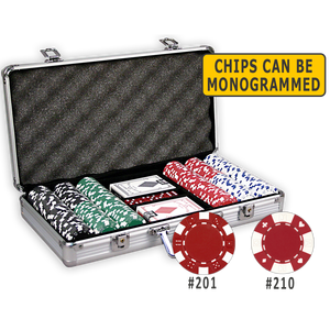 Jeu de jetons de poker avec un boîtier en aluminium-300 jetons - Product Image 4