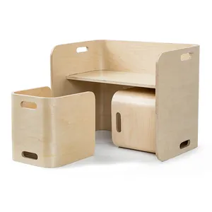 Gioco del bambino tavolo di crescita per bambini Set e in legno massello di apprendimento sala da pranzo piccolo schienale sedia per bambini tavolo da studio e sedia