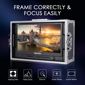 Monitor <span class=keywords><strong>de</strong></span> Director SEETEC <span class=keywords><strong>de</strong></span> 15.6" IPS ATEM156-CO, Multivista <span class=keywords><strong>de</strong></span> Escritorio /3G-SDI, Estuche Portátil para Producción en Vivo - Product Image 3