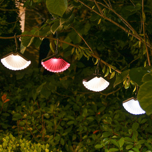 Luces solares para jardín, lámpara decorativa LED colgante impermeable para exteriores, para patio, balcón, valla, luz de pared - Product Image 4