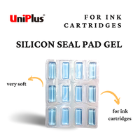 Uniplus bantalan Gel cetakan silikon lembut Gel bantalan segel untuk kartrid tinta Hp 45 Tij