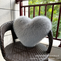 Décorations de la Saint-Valentin, coussin en peluche doux et adorable pour canapé, coussin en forme de cœur, coussin en peluche doux et mignon en forme de cœur d'amour